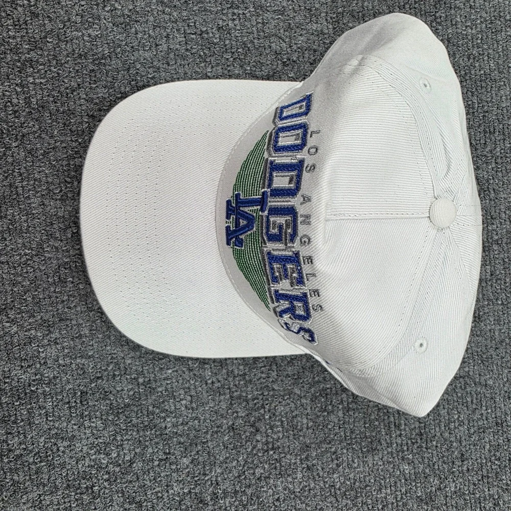 Los Angeles Dodgers 47 Brand White Blue Green Embroidered Logo Baseball C Hat LA